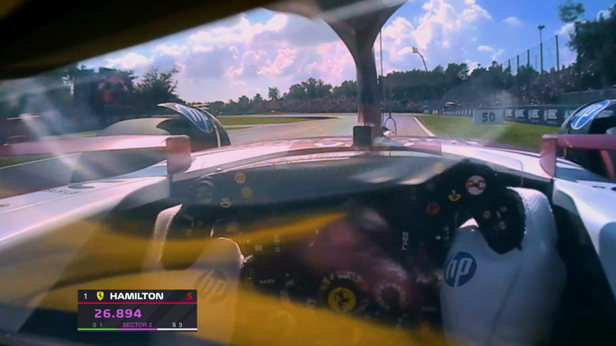 2025 Italian GP FP1: Onboard as Hamilton sets the fastest lap of first practice at Monza